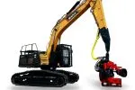 Гусеничный экскаватор SANY SY245F с нав. оборудованием Харвестерная головка Waratah H480C фото 1